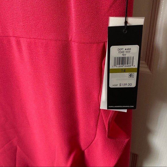 PINK KARL LAGERFELD PARIS DRESS - Picture 5 of 5